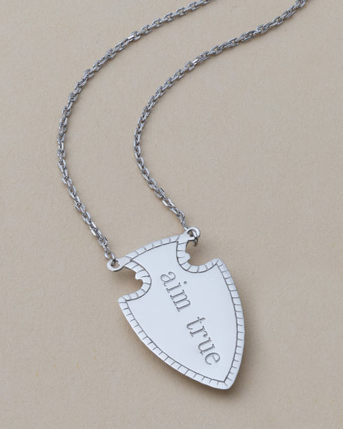 Aim True Arrowhead Pendant