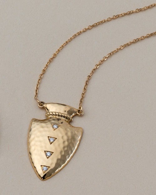 Aim True Arrowhead Pendant