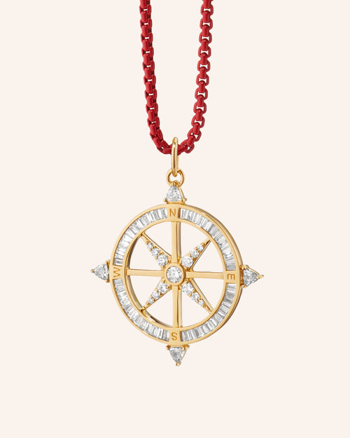 Adventure Diamond Compass on Skylar Chain
