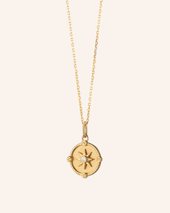 Mini Advenuture Compass Necklace
