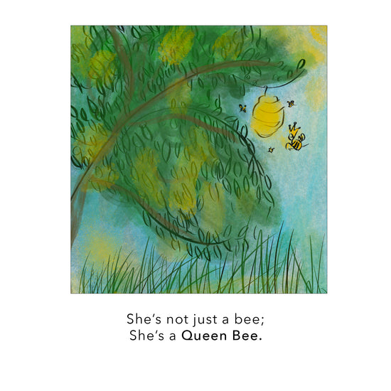 Mother of Pearl "Queen Bee" Necklace