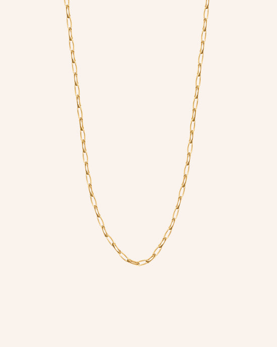 18K Yellow Gold “Stevie” Delicate Open Link Chain