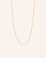 "Jamie" Delicate Diamond Cut Chain in 18K Rose Gold