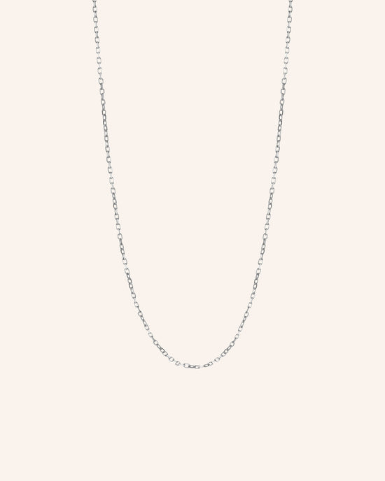 Sterling Silver Freddie Delicate Diamond Cut Chain