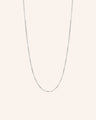 Sterling Silver Freddie Delicate Diamond Cut Chain