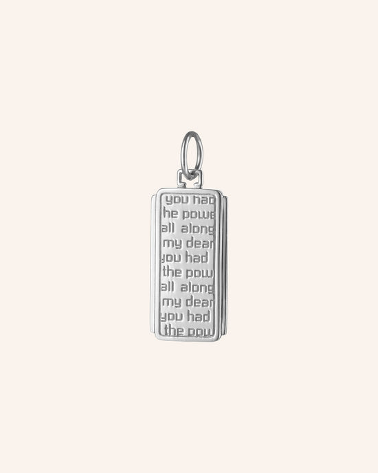 "Power" Dorothy Sterling Silver Necklace