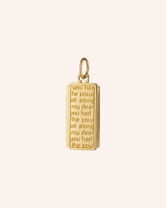 "Power" Dorothy 18K Gold Necklace