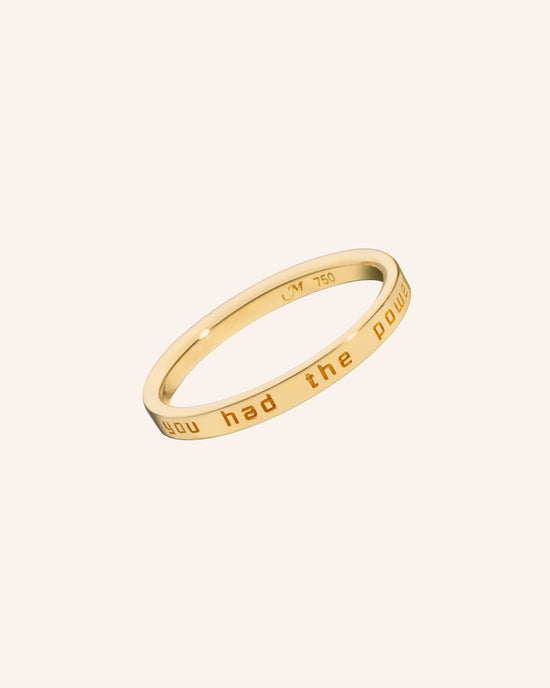 Dorothy Poesy Stackable Ring