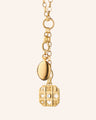 "Tokens of Luck" and "Anna" Locket with 20" "Design Your Own" Large Link 18K Gold Necklace