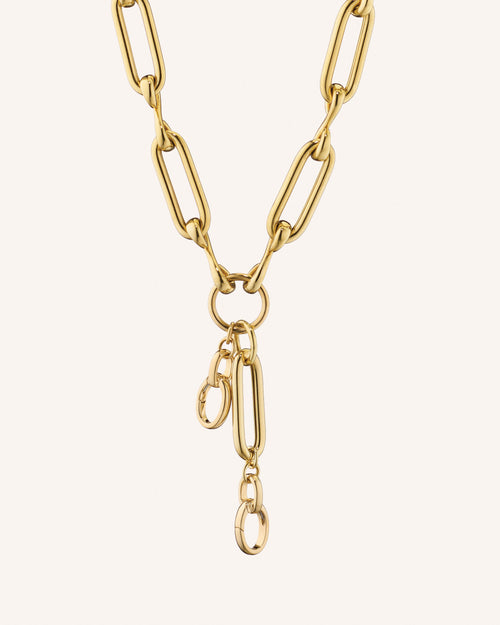 18K Gold Infinity Link Design Your Own Necklace