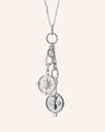 "Queen Bee" and Mini "Adventure" Compass with 18" "Design Your Own" Necklace with Sapphires