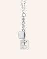 "She is Fierce" and "Viv" Locket with 20" "Design Your Own" Large Sterling Silver Necklace