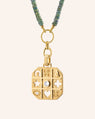 "Tokens of Luck" with 18" "Design Your Own" Green Sapphire Necklace