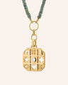 "Tokens of Luck" with 18" "Design Your Own" Green Sapphire Necklace