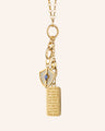 "Power" and "Fearless" with 18" "Design Your Own" Small Charm Necklace