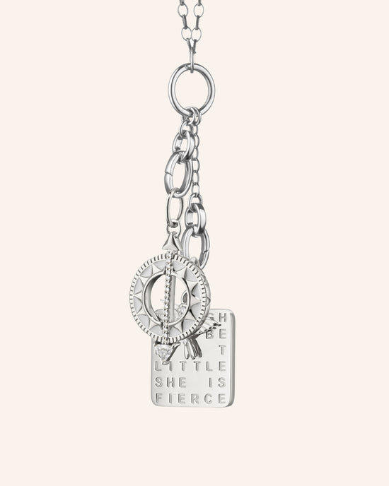 "Time is Precious" and "She is Fierce" with 22" "Design Your Own" Necklace