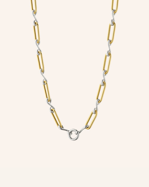 Two-Tone Infinity Link Design Your Own Necklace