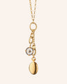 Adventure Compass and Anna Locket Charm Necklace