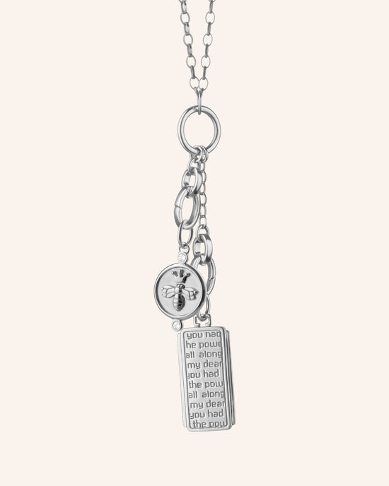 “Queen Bee” and “Dorothy” Medallion Charm Necklace