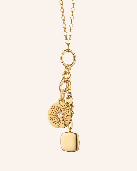 Wish and Viv Locket Necklace