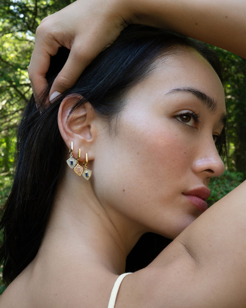 Fearless Shield Earrings