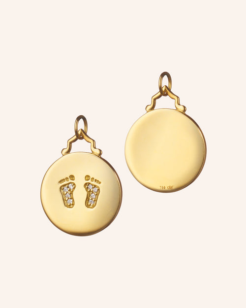 Small "Baby" Charm with Diamonds