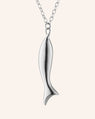 Perseverance  Fish Sterling Silver Necklace