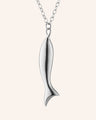 Perseverance  Fish Sterling Silver Necklace