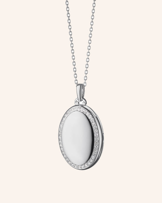 The Four Image Midi Sapphire Locket