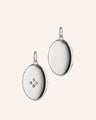 The Four Image "Midi" Locket Necklace with Sapphires