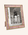 Rose Quartz & 24K Gold Plated Photo Frame, 8x10