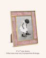 Rose Quartz & 24K Gold Plated Photo Frame, 5x7