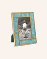Amazonite & 24K Gold Plated Photo Frame, 4x6