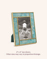 Amazonite & 24K Gold Plated Photo Frame, 4x6