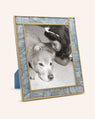 Amazonite & 24K Gold Plated Photo Frame