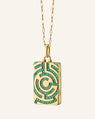 Le Jardin Emerald Garden Maze Locket