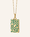 Le Jardin Emerald Garden Maze Locket