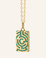 Le Jardin Emerald Garden Maze Locket
