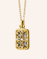 Rectangular Gate Diamond Locket
