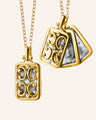 Rectangular Gate Diamond Locket