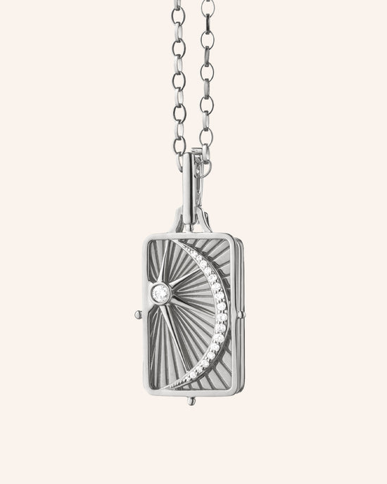 Sun, Moon and Stars Gate Locket