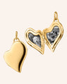 Slim 18K Gold Heart Locket Necklace