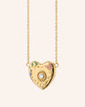 Secret Garden Heart Locket Necklace