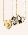 Secret Garden Heart Locket Necklace