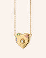 Secret Garden Heart Locket Necklace