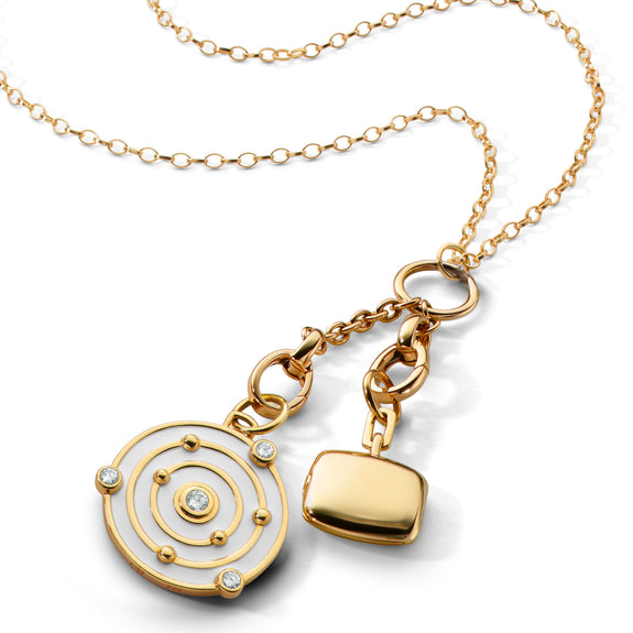 Golden Mini Charm Necklace – GIVA Jewellery