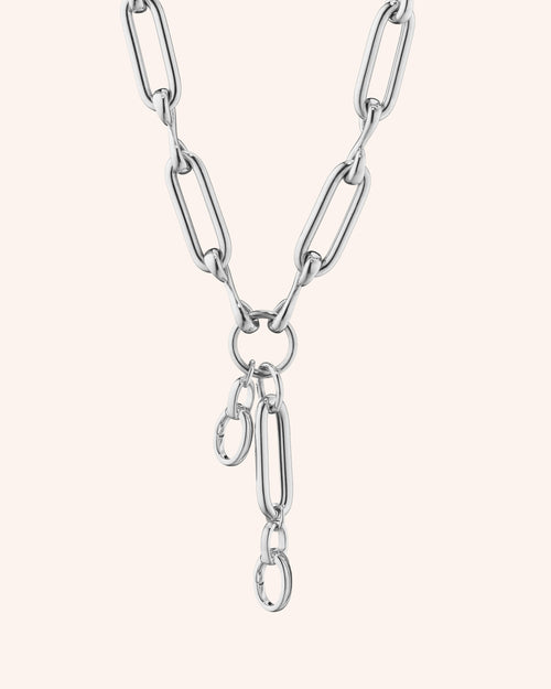 Sterling Silver Infinity Classic Link Design Your Own Necklace