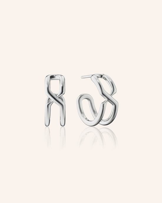 “The Symbol” Large Infinity Hoop Earrings