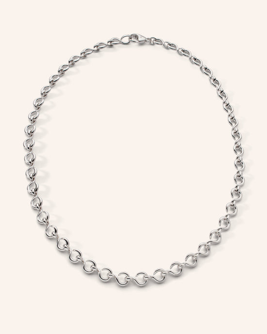 “The Twist” Petite Infinity Necklace
