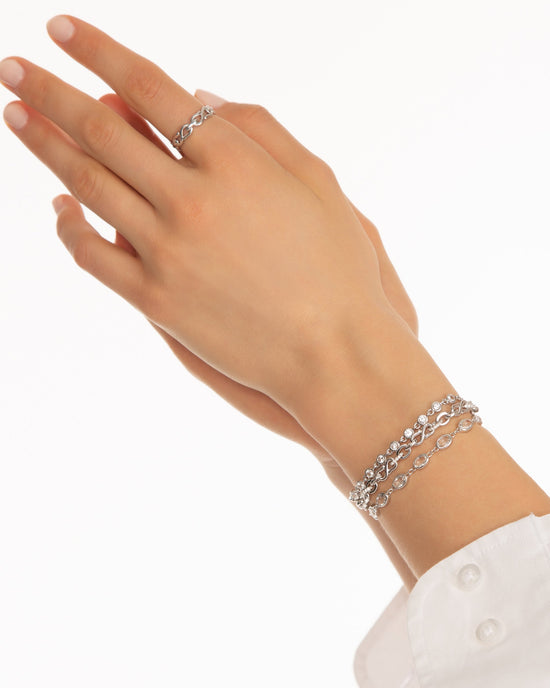 Pave Infinity Bracelet